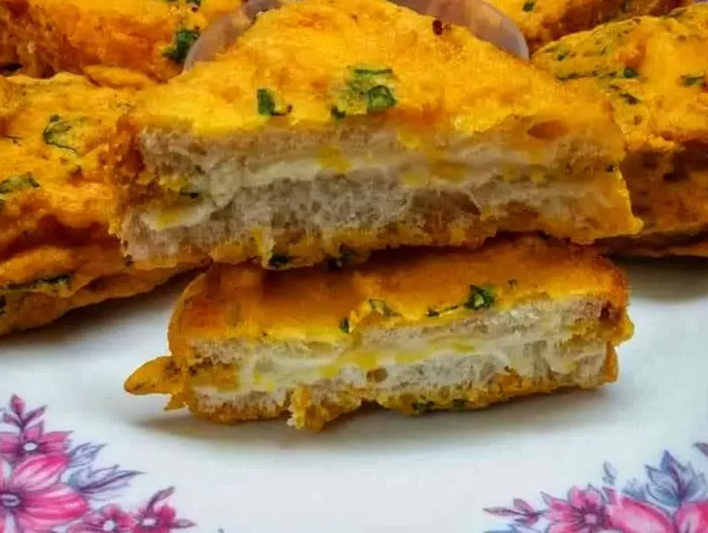 rez cheesy bread pakoda