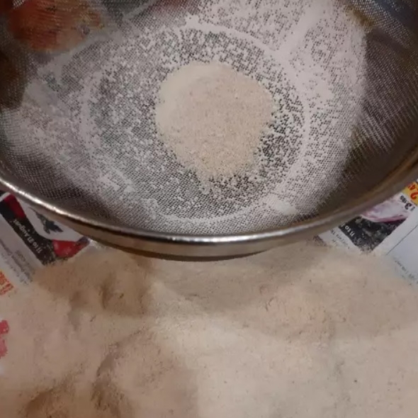Домашняя мука из белого маша