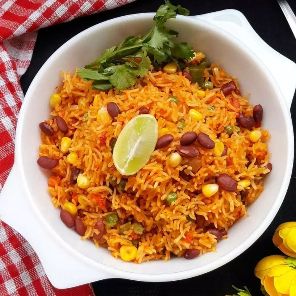 Рис с овощами по-мексикански