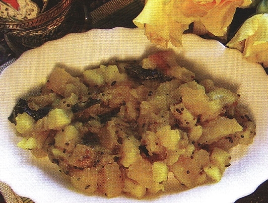 Тыква с картофелем